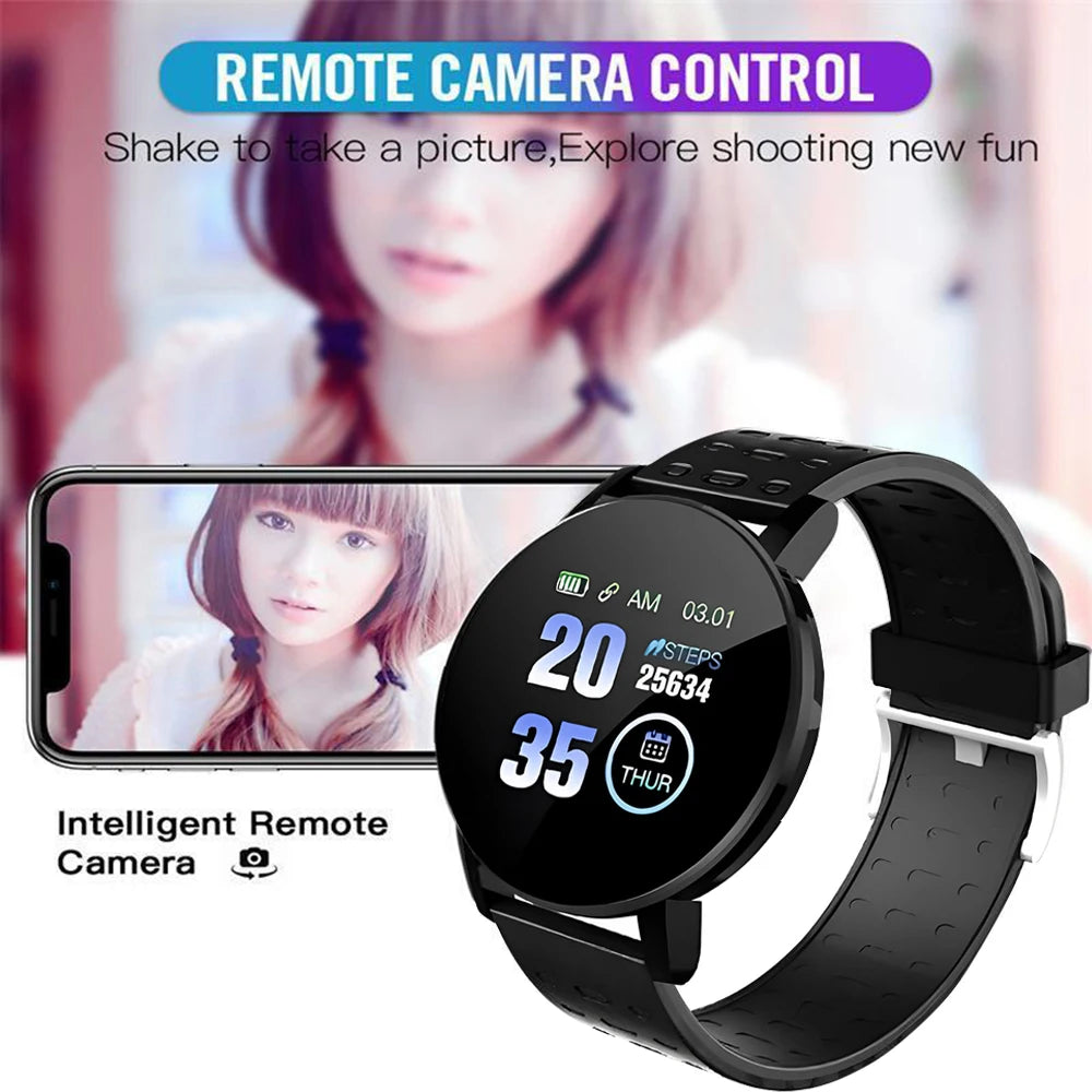 Bluetooth Smartwatch Fitness Tracker Watch Sport For Android IOS