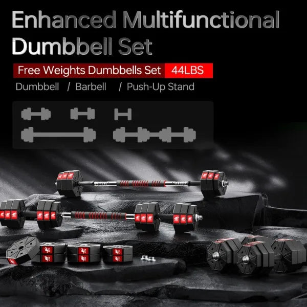 LEADNOVO Adjustable Weights Dumbbells Set