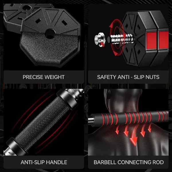 LEADNOVO Adjustable Weights Dumbbells Set