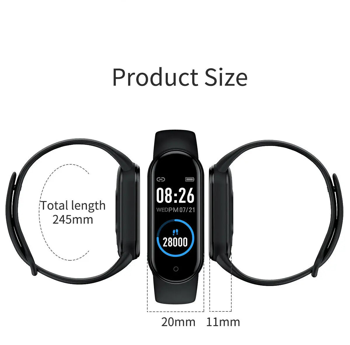 M5 Smart Band Waterproof Sport Watches