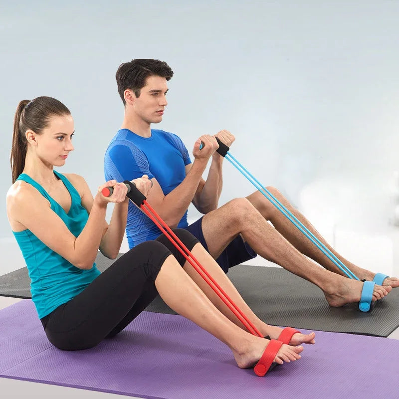 Rower Belly Resistance Band Home Gym