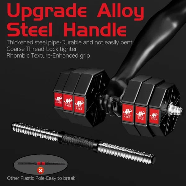 LEADNOVO Adjustable Weights Dumbbells Set